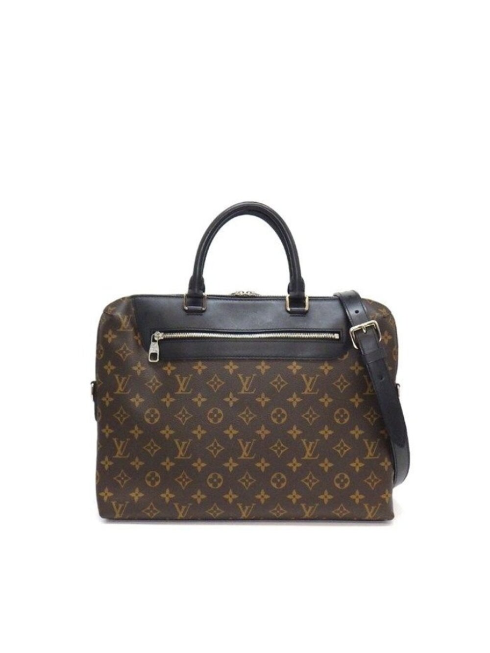 Louis Vuitton Business Bag Porte Documents Jour Monogram Macassar Leather